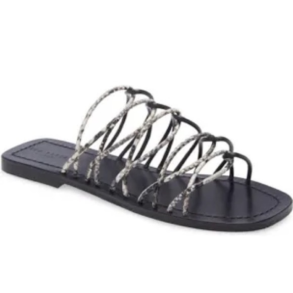 Ted Baker Teppo slide sandals snake skin size 39 - Picture 1 of 7